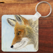 Red Fox Sleutelhanger (Achterkant)