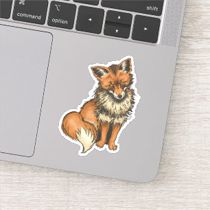Red Fox Sticker