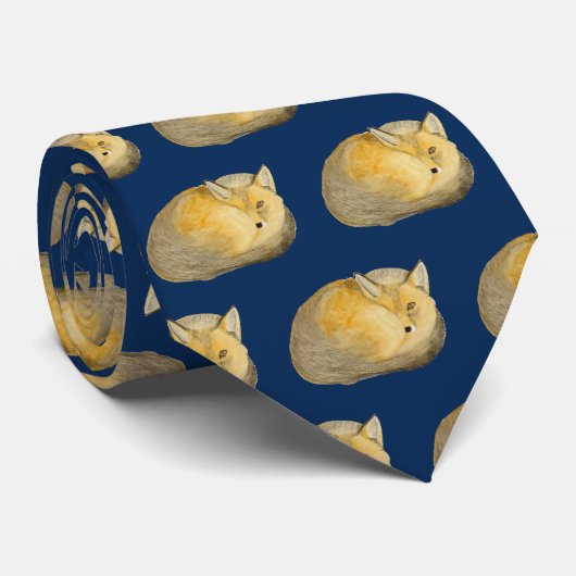 Red Fox Stropdas (Opgerold)