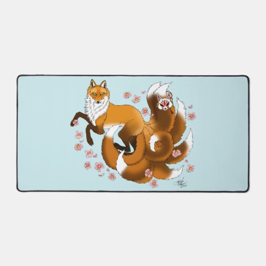 Red Fox Tails Kitsune Kasai (Recto)