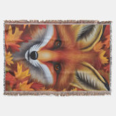Red Fox Throw Blanket Deken (Voorkant)