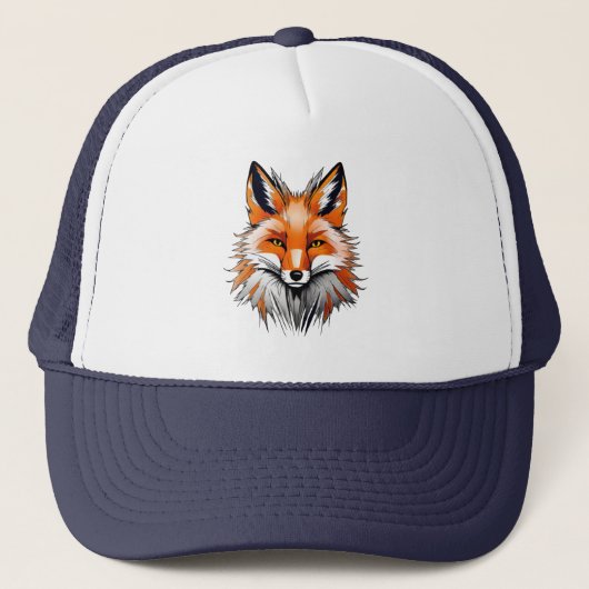 Red Fox Trucker Hat Trucker Pet (Voorkant)