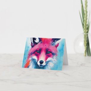 Red Fox vide dans la carte de toutes les occasions
