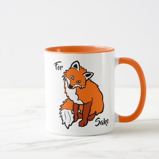 Red Fox, voor grappige aanpasbaarheid Mok (Rechts)