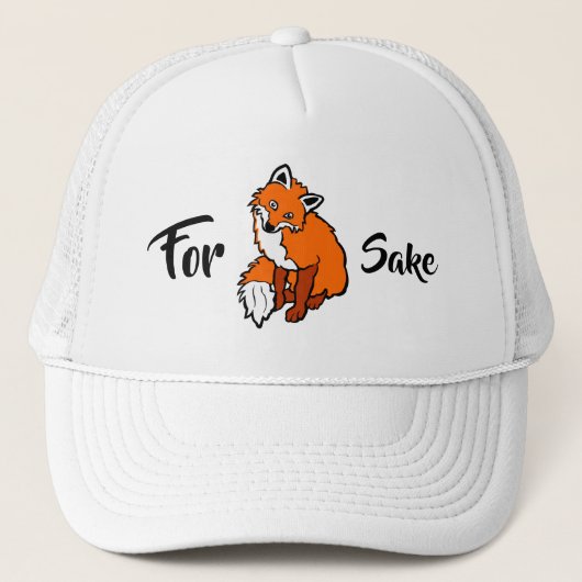Red Fox, voor grappige aanpasbaarheid Trucker Pet (Voorkant)