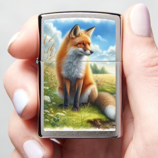 Red Fox Waterverf Natuur liefhebbers (In Hand)