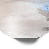 Red Fox Waterverf Portret 02 Foto Afdruk (Hoek)