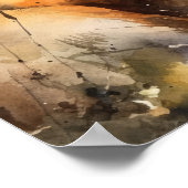 Red Fox Woodland Animal Art Imprimer Poster (Coin)