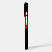 RED FRACTAL ROOS IN ZWART Case-Mate iPhone CASE (Achterkant / Links)