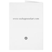 Red France Libre rose aquarelle art (Dos)