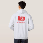 Red Friday hoodie (Achterkant volledig)