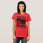 RED FRIDAY STEUN ONZE TROEPEN T-SHIRT (Voorkant volledig)