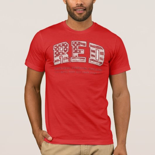 RED Friday T-Shirt - Remember Everyone Deployed -  (Devant)