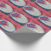 Red Fruits Bowl Cadeaupapier (Hoek)