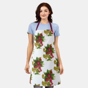 RED FRUITS/RASPBERRIES CANVAS TAS SCHORT