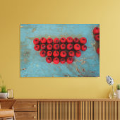 Red Fruits still life Art Canvas Afdruk (Insitu (Woonkamer))