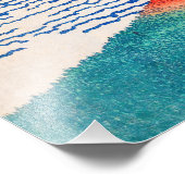 Red Fuji | Hokusai | Foto Afdruk (Hoek)