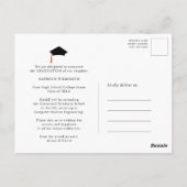 Red Fun Script Simple Graduation BBQ Invitation (Dos)