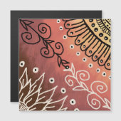 Red Funny Art Pattern (Voorkant / Achterkant)