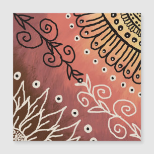 Red Funny Art Pattern