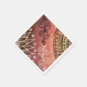 Red Funny Art Pattern Servet (Hoek)