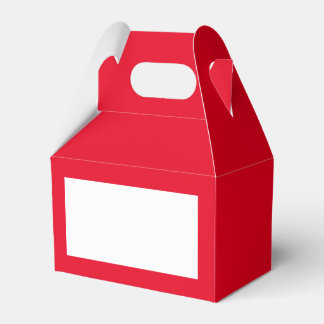 Red Gable Favor Box Bedankdoosjes
