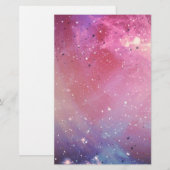 Red Galaxy Briefpapier (Voorkant / Achterkant)