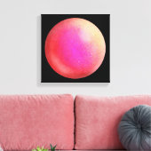 Red Galaxy Orb – Scarlett en Violet Canvas Print (Insitu (Woonkamer))
