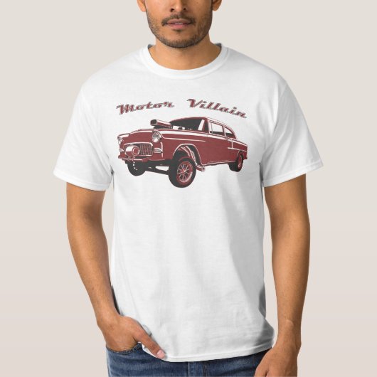 Red Gasser Hot Rod T-Shirt (Voorkant)
