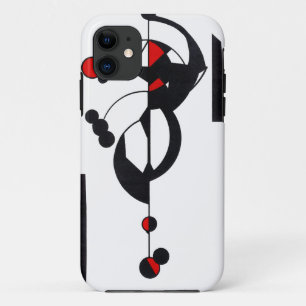 Red Geo Design Coque-Mate iPhone 11 Coque