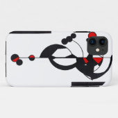 Red Geo Design Coque-Mate iPhone 11 Coque (Dos (Horizontal))