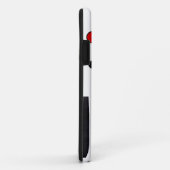 Red Geo Design Coque-Mate iPhone 11 Coque (Dos/Droite)