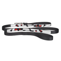 "Red Geo design" Pet Leash/Lad