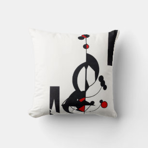 Red Geo Pillow Kussen