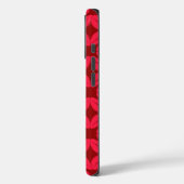 Red Geometric Pattern Case-Mate iPhone Case (Achterkant / Links)