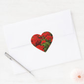 Red Geraniums Stickers (Envelop)