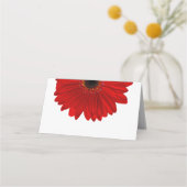 Red Gerber Gerbera Daisy Wedding (Achterkant)