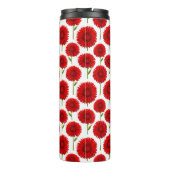 Red Gerbera Daisy Bouquet Thermosbeker (Achterkant)