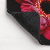 Red Gerbera Mousepad Muismat (Hoek)