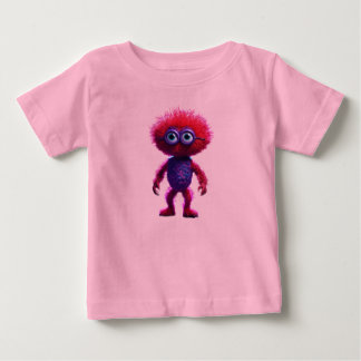 "Red Germ Monster Baby T-shirt"
