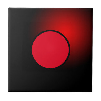 Red Ggloing Orb Tegeltje