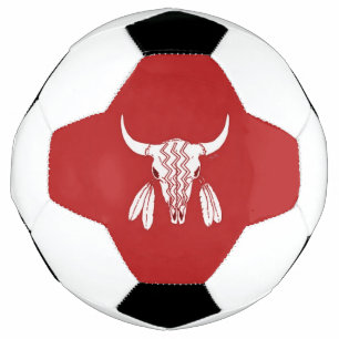 Red Ghost Dance Buffalo balle de football