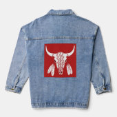 Red Ghost Dance Buffalo femmes jean veste (Verso)