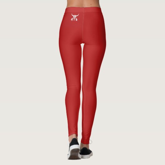 Red Ghost Dance Buffalo leggings retour image (Dos)