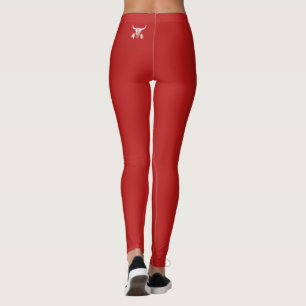 Red Ghost Dance Buffalo leggings terug afbeelding