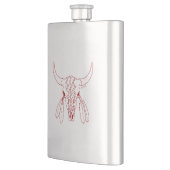 Red Ghost Dance Buffalo ligne flacon en acier inox (Gauche)