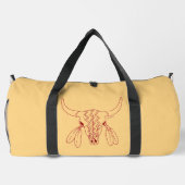 Red Ghost Dance Buffalo ligne tan double sac (Verso)
