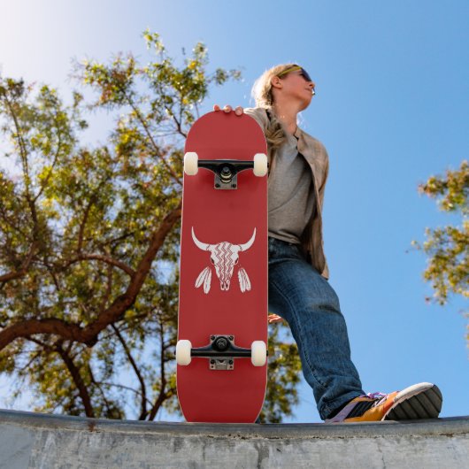 Red Ghost Dance Buffalo skateboard (Buiten 1)