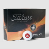 Red Ghost Dance Buffalo Titleist Pro V1 balles de (Conditionnement)