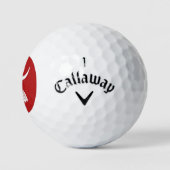 Red Ghost Dance Buffalo Warbird balles de golf (Logo)
